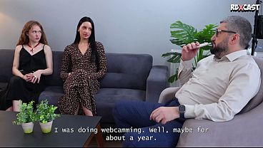 Ева Тендер кончает во время жесткого анального интервью!